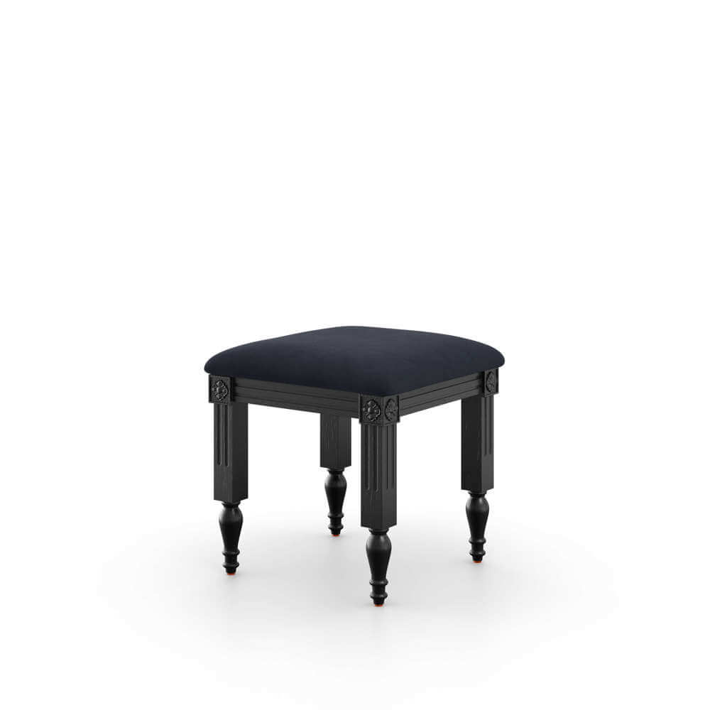 Casterton Dressing Table and Stool, Black